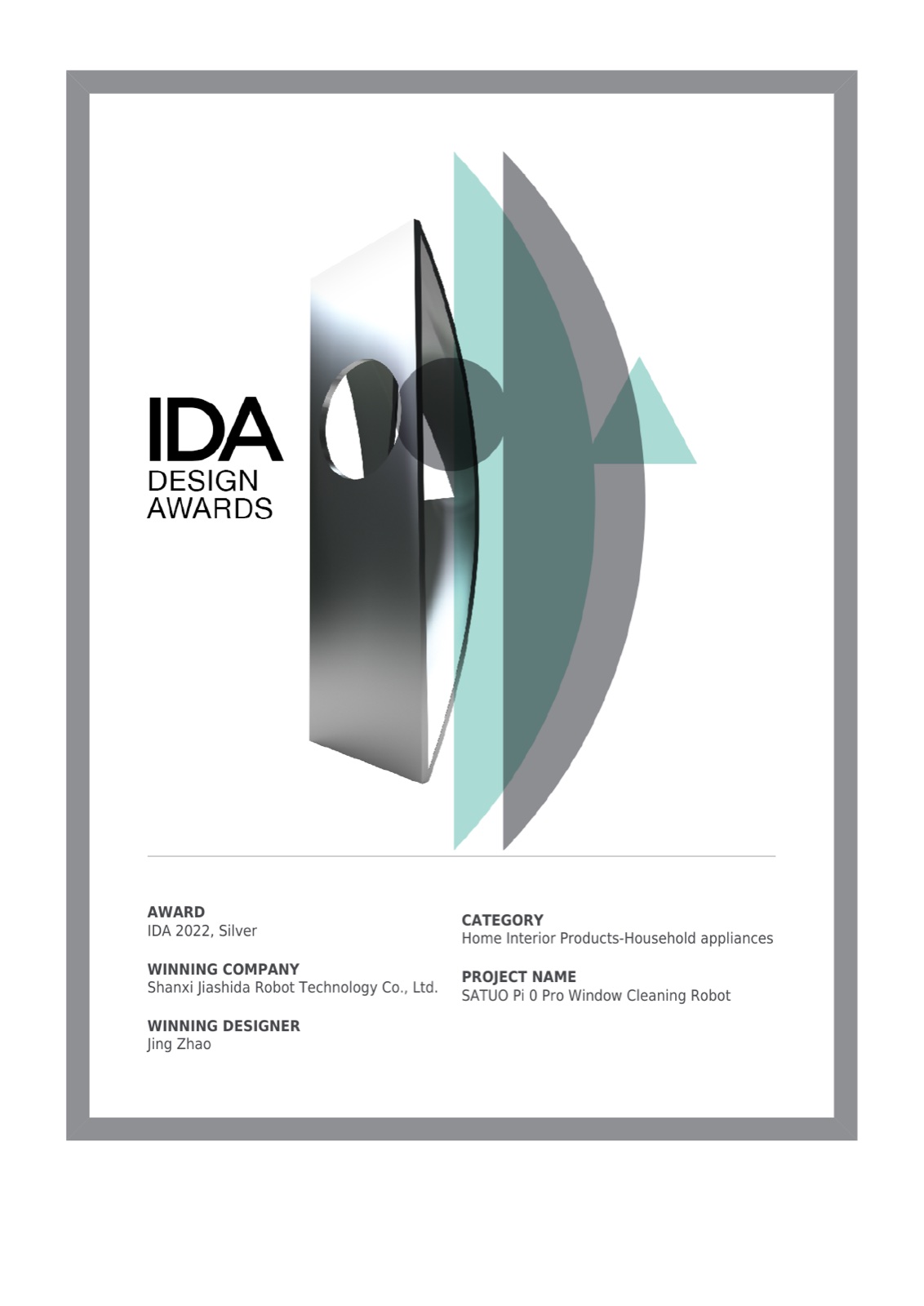 IDA Silver certificate